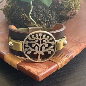 Tsunami Designs handmade leather bracelet